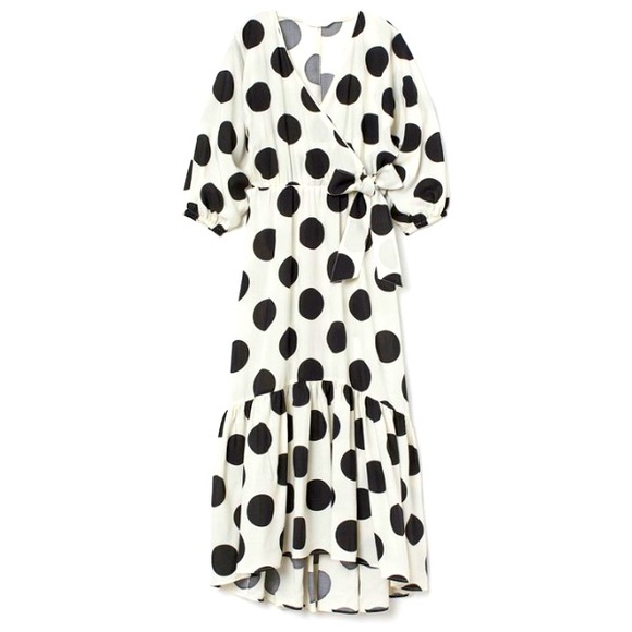 Dresses & Skirts - NEW✨H&M Polka Dot Maxi Dress